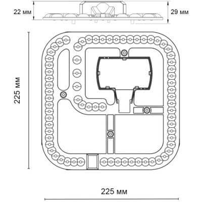 LED модуль с драйвером KLARK 357767