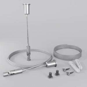 Подвесной комплект Радиусный профиль ALM-3535R-PE-2M