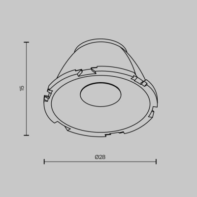 Линза Accessories LensCD28-15