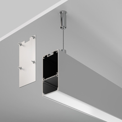 Профиль для светодиодной ленты Алюминиевый профиль ALM-3566-S-2M