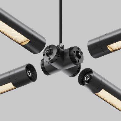 Х-образный вертикальный коннектор Accessories for system Shelf CA017TX-P-B